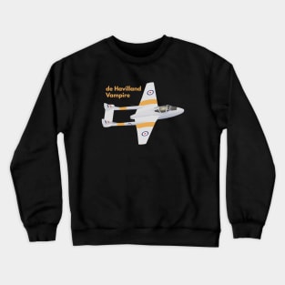 de Havilland Vampire British WW2 Airplane Crewneck Sweatshirt